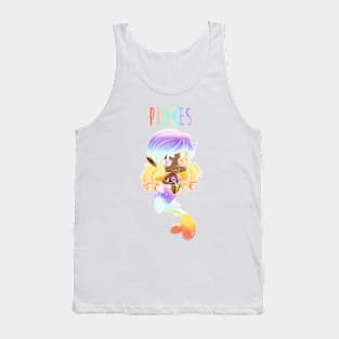 Pisces Koi Mermaid Tank Top